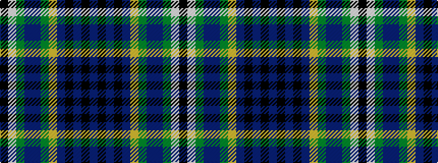 idealised woven sample of pattern BKBKBYGBBGWK