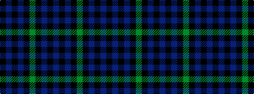 idealised woven sample of pattern BKBKGKBKBK