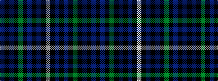 idealised woven sample of pattern BKBKGKBKBKW