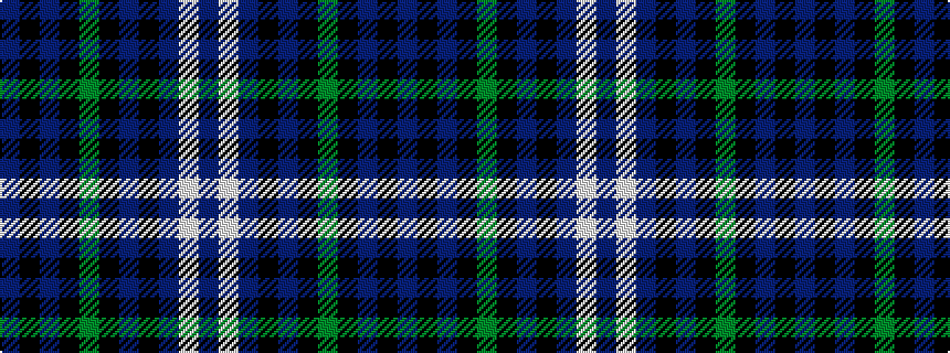 idealised woven sample of pattern BKBKGKBKBWB