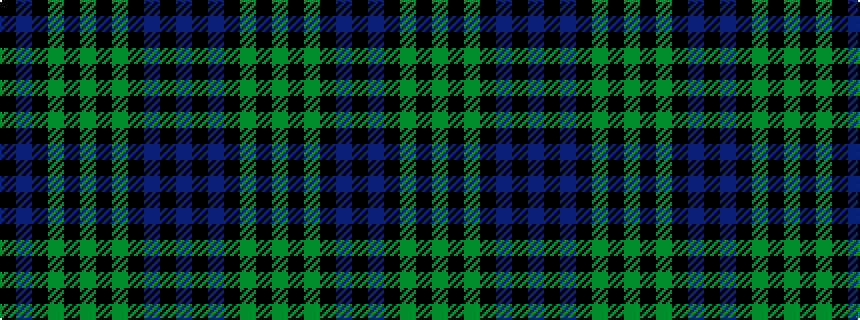 idealised woven sample of pattern BKBKGKGKGKBK
