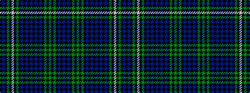idealised woven sample of pattern BKBKGKGKGKBKBKBKBKBKGKWKGKBK