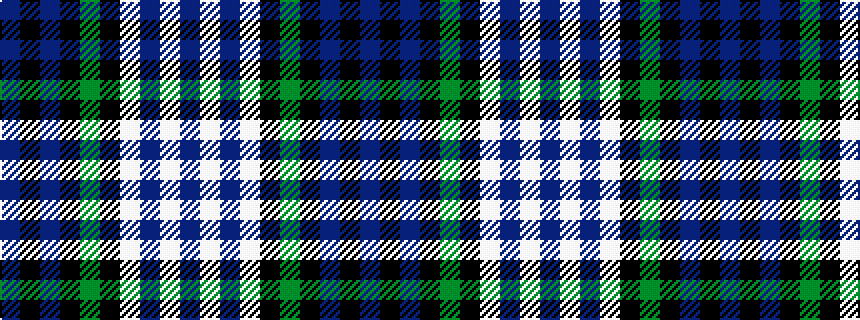 idealised woven sample of pattern BKBKGKWBWB