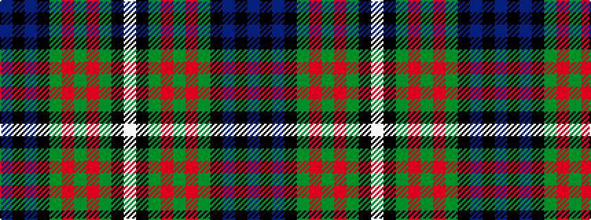 idealised woven sample of pattern BKBKGRGRGKW