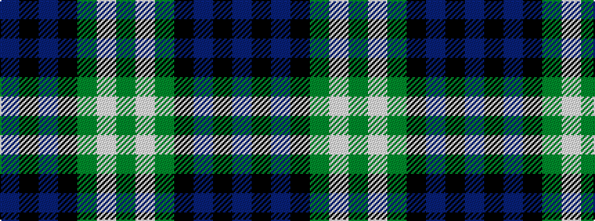 idealised woven sample of pattern BKBKGWG