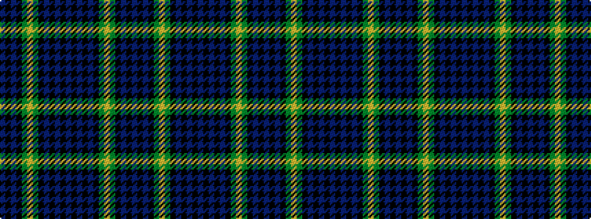 idealised woven sample of pattern BKBKGYGKBKBKBKBKBKGYGKBKB