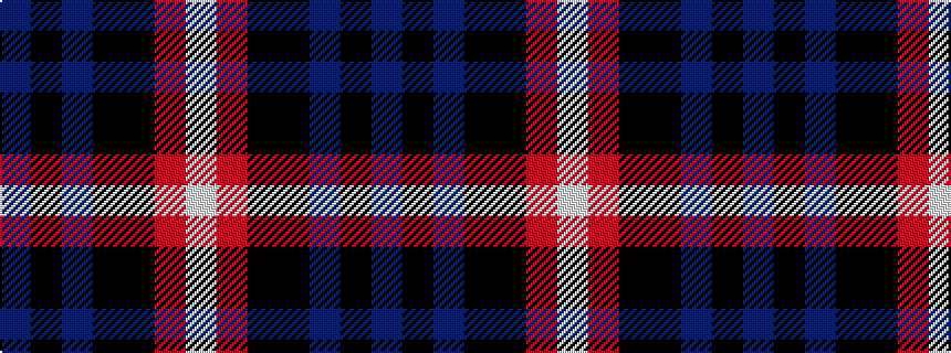 idealised woven sample of pattern BKBKKRW