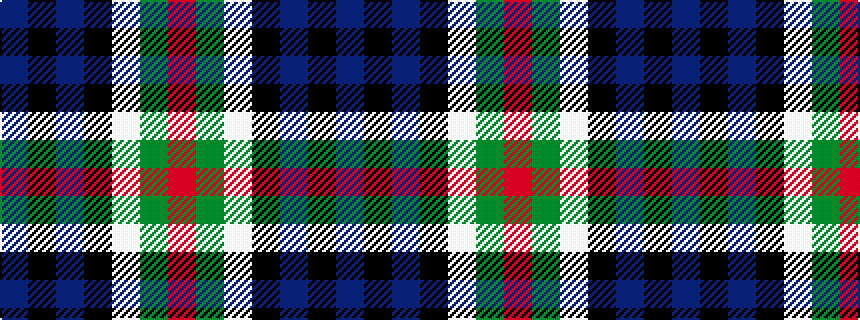 idealised woven sample of pattern BKBKWGR