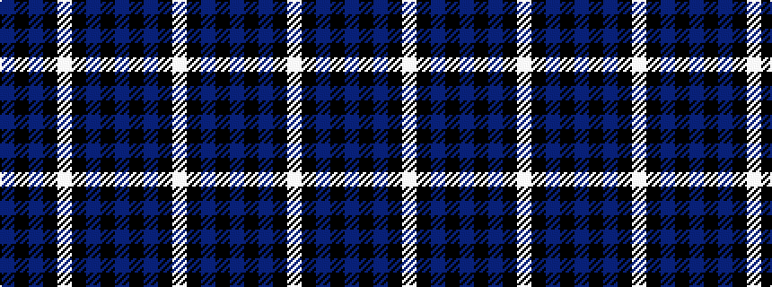 idealised woven sample of pattern BKBKWKBKBKBKW
