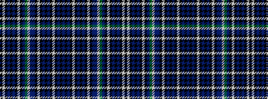 idealised woven sample of pattern BKBKWKBKBKWKBBWGBKWKBKBKWK