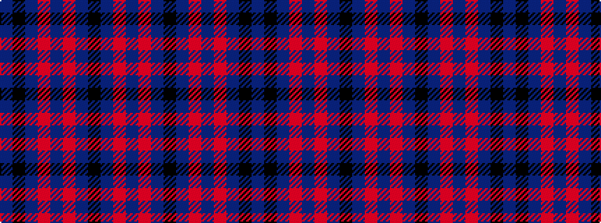 idealised woven sample of pattern BKBRBRBKBRB