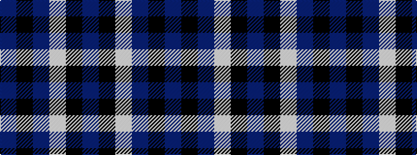 idealised woven sample of pattern BKBWKB