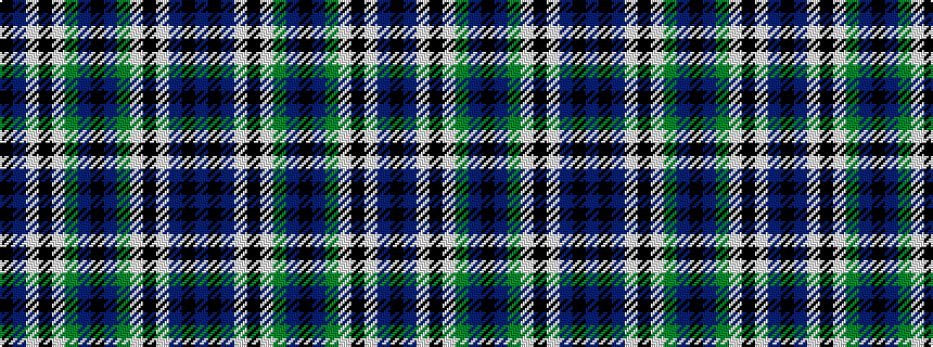 idealised woven sample of pattern BKBWKWGBKBGWKWBK