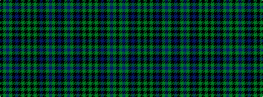 idealised woven sample of pattern BKGBGKBKGKGKGKBKGBGK