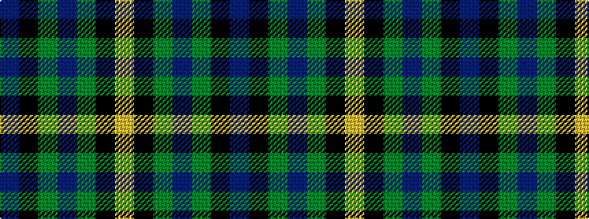 idealised woven sample of pattern BKGBGKY