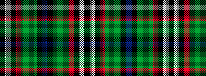 idealised woven sample of pattern BKGGGRKWK
