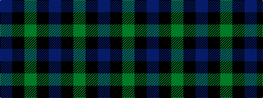 idealised woven sample of pattern BKGKB