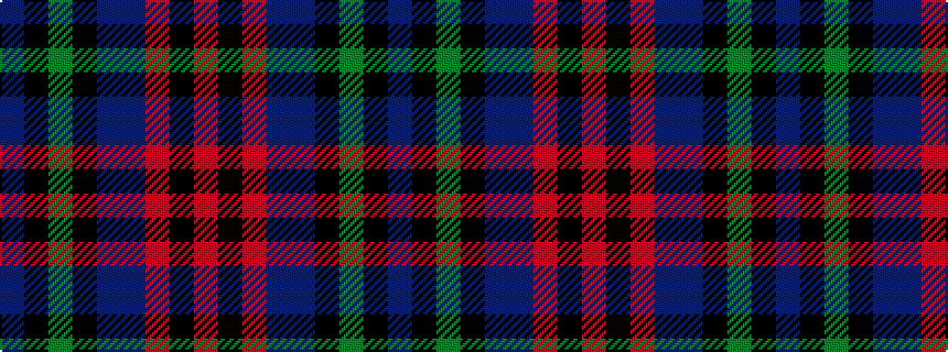 idealised woven sample of pattern BKGKBBRKR