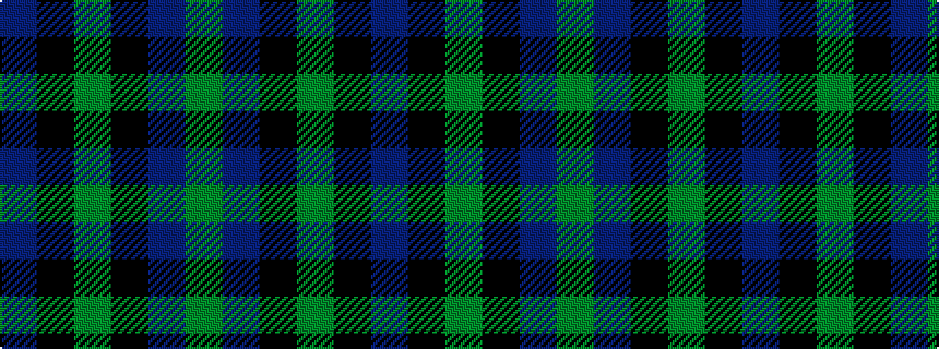 idealised woven sample of pattern BKGKBG