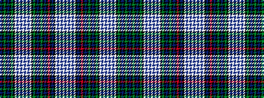 idealised woven sample of pattern BKGKBKGKWBWBWBWBWKGKBKGKBKRKBKWBWBWB