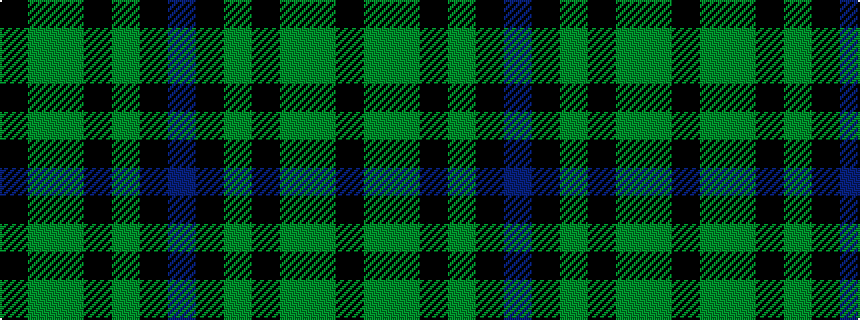 idealised woven sample of pattern BKGKGGK
