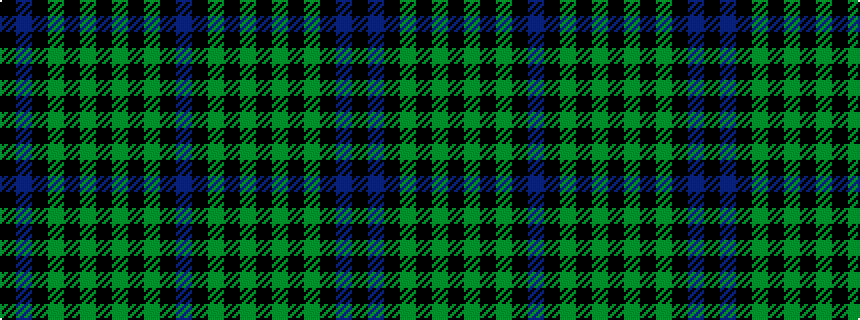 idealised woven sample of pattern BKGKGKGKGKBK