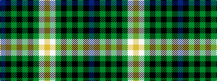idealised woven sample of pattern BKGKGKGWY