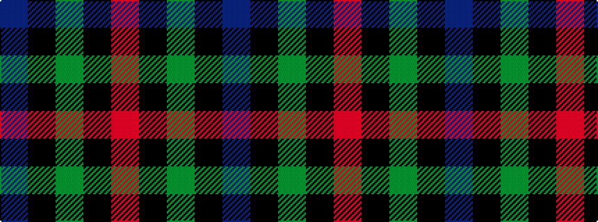 idealised woven sample of pattern BKGKR