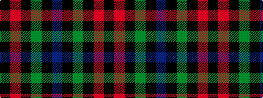 idealised woven sample of pattern BKGKRK