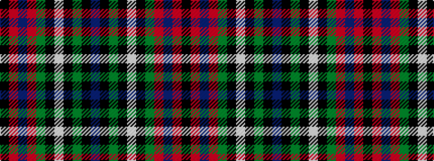 idealised woven sample of pattern BKGKWKGRBRK