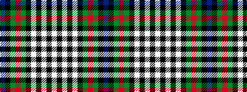 idealised woven sample of pattern BKGRGKWKWKW