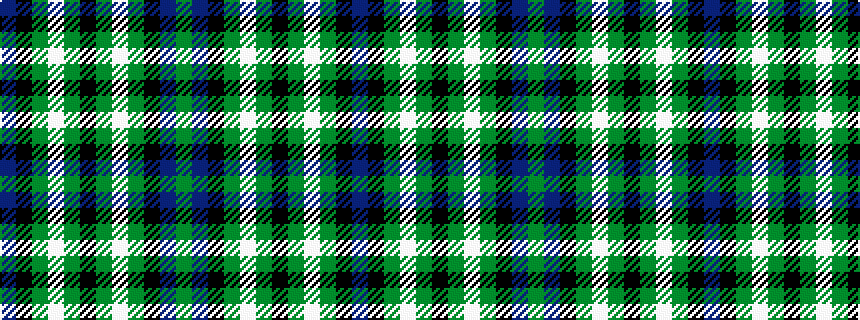 idealised woven sample of pattern BKGWGKGWGKBG