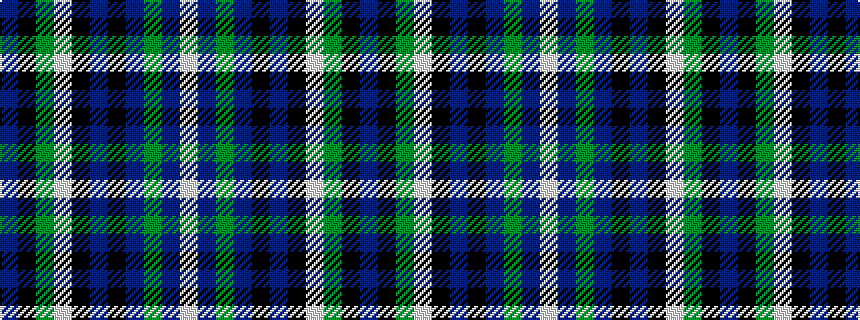 idealised woven sample of pattern BKGWKBKBGBW