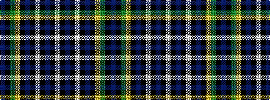 idealised woven sample of pattern BKGYKBKWKBKW