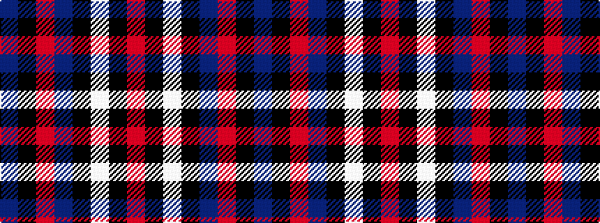 idealised woven sample of pattern BKRBKWKR
