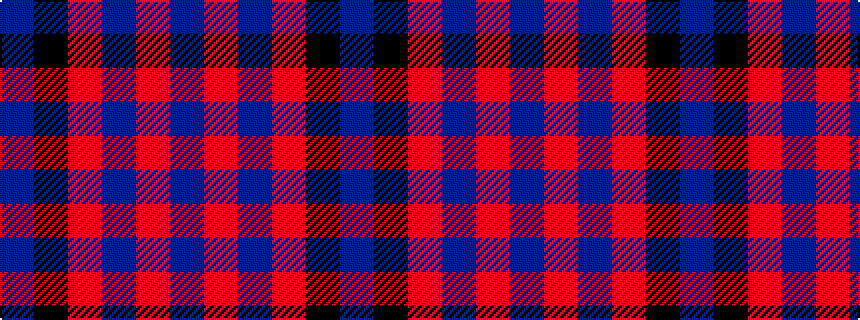 idealised woven sample of pattern BKRBRB