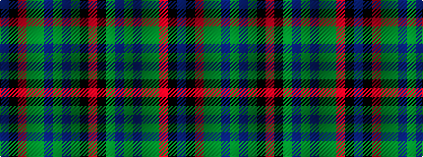 idealised woven sample of pattern BKRGGBGBGKR