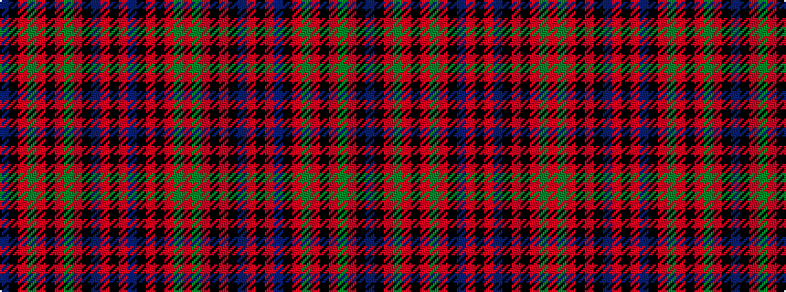 idealised woven sample of pattern BKRGRKRGRKBRKRBKRKRGR