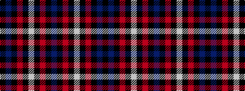 idealised woven sample of pattern BKRKWKRKBK