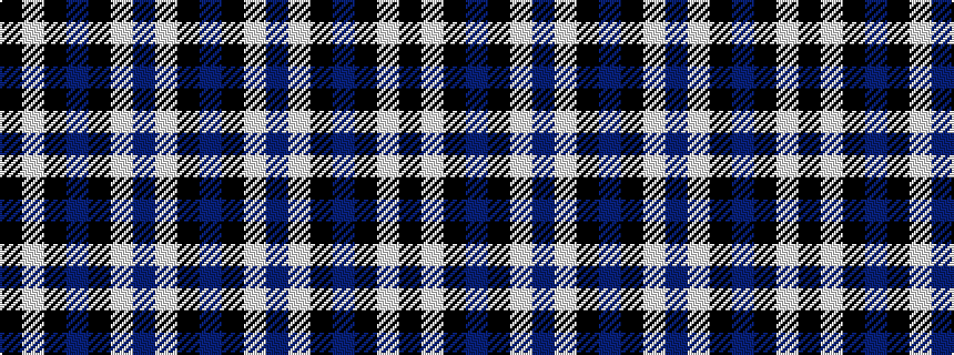 idealised woven sample of pattern BKWBWKBKWK