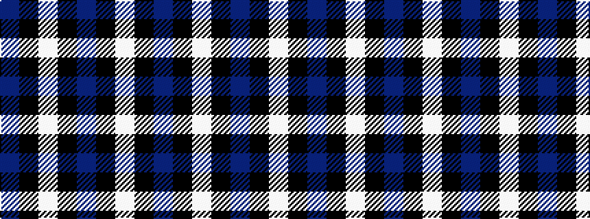 idealised woven sample of pattern BKWKBKW