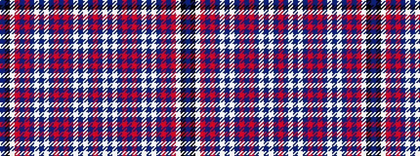 idealised woven sample of pattern BKWRBRBWBWBRBRBWBWBR