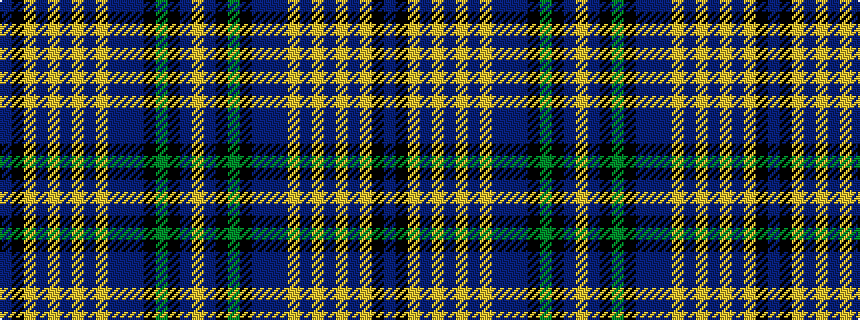 idealised woven sample of pattern BKYBYBYBYBBBKGKBY