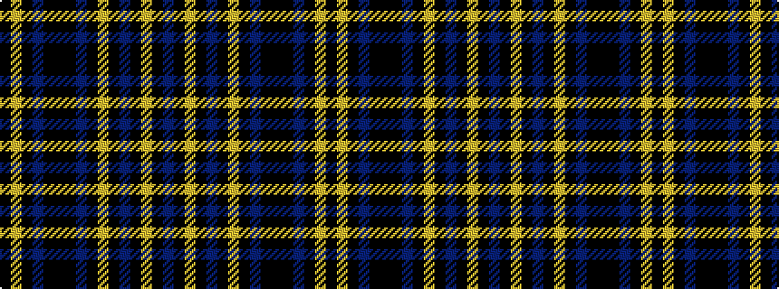 idealised woven sample of pattern BKYKBKYKBKKKBKYK