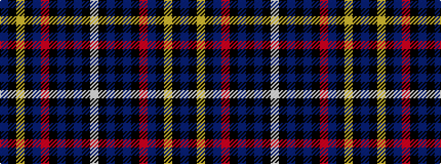 idealised woven sample of pattern BKYKBRKBKBKW