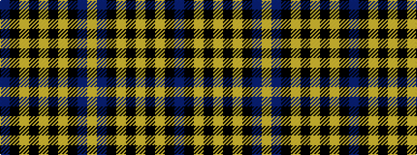 idealised woven sample of pattern BKYKYKYKBY