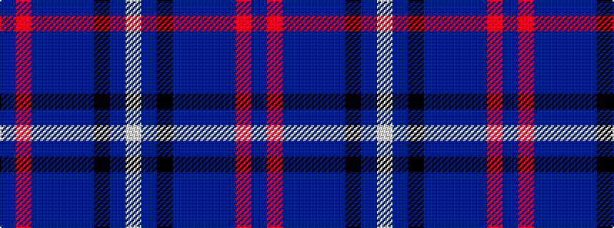 idealised woven sample of pattern BRBBBBKBW