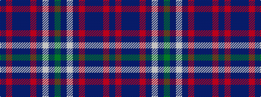 idealised woven sample of pattern BRBBBRBWBG