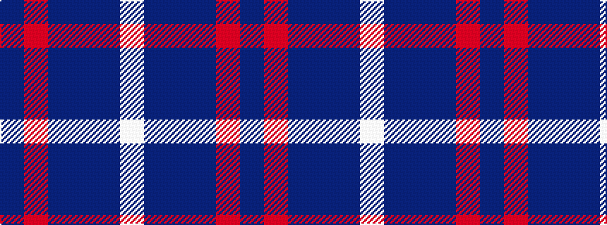 idealised woven sample of pattern BRBBBW