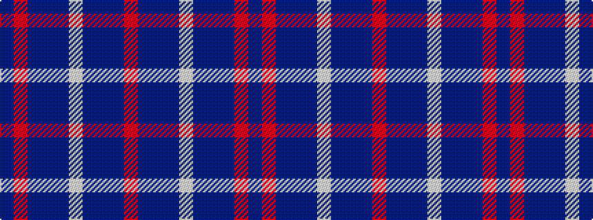 idealised woven sample of pattern BRBBBWBBBR